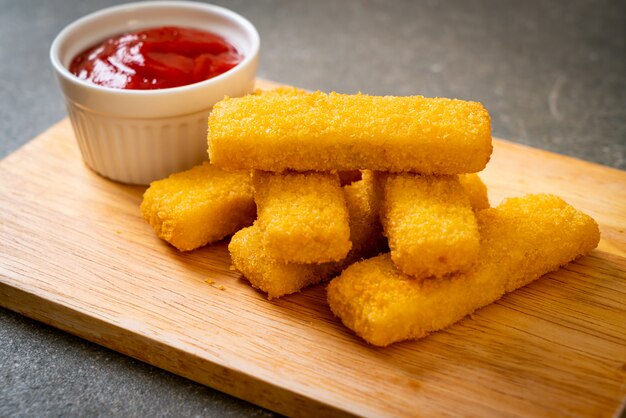 crispy fried fish fingers