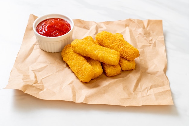 crispy fried fish fingers