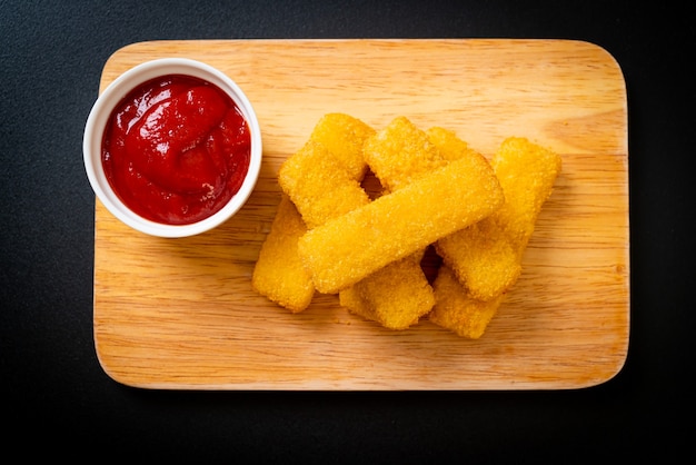 crispy fried fish fingers