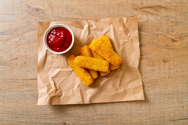 crispy fried fish fingers