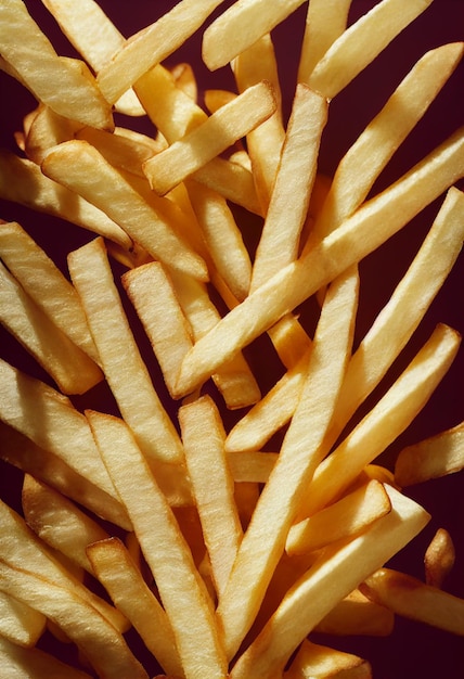 Crispy golden French fries
