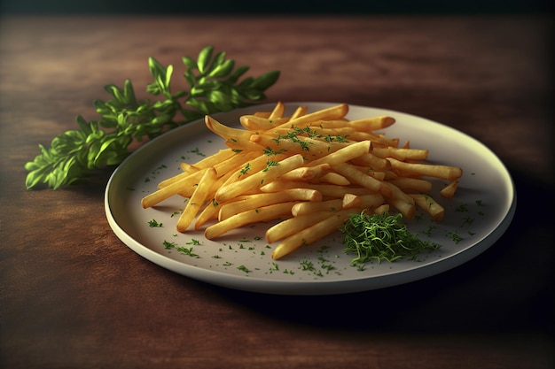 Crispy and golden French Fries