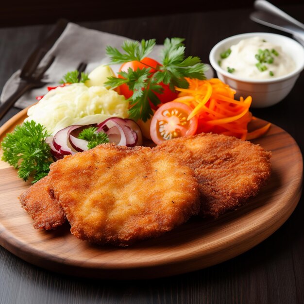 Crispy Milanesa with Mashed Potatoes or Sandwich Option