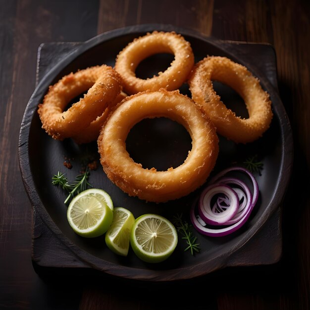 Crispy Onion Rings with Creamy Dipping Sauce