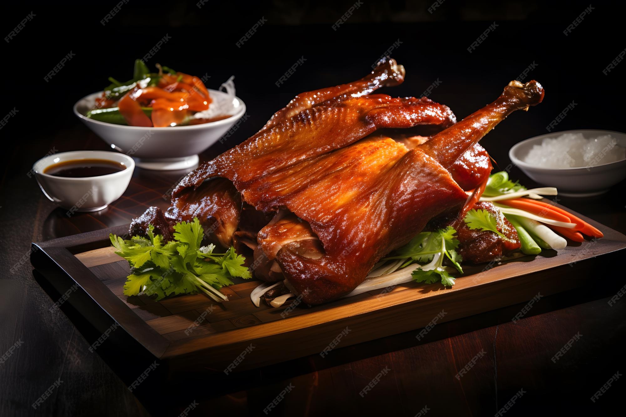 Premium AI Image | Crispy Peking Duck
