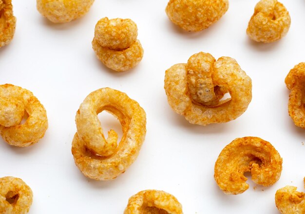 Crispy pork rinds or pork snack