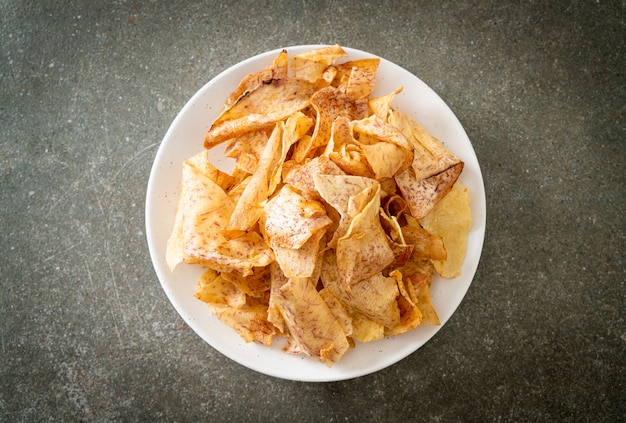 Crispy Sweet Taro Chips - Healthy snack