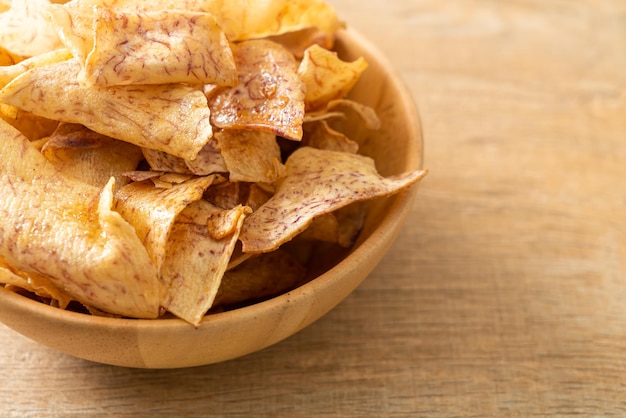 Crispy Sweet Taro Chips snack