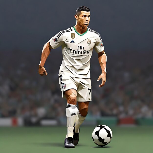 Photo cristiano ronaldo playing ai