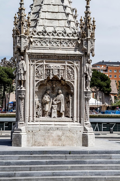 Cristobal colon, Afbeelding van de stad Madrid, zijn karakteristieke architectuur