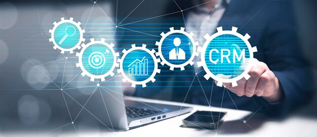 Photo crm customer relationship management concept