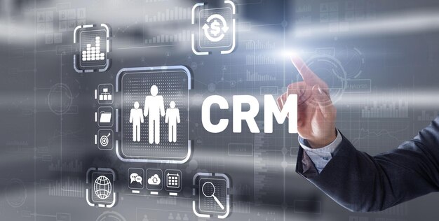 CRM Customer Relationship Management Klantgerichtheid concept