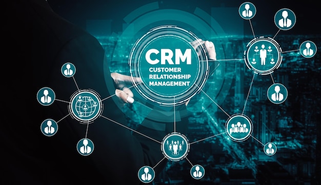 Crm klantrelatiebeheer voor bedrijfsverkoop marketing systeem uds