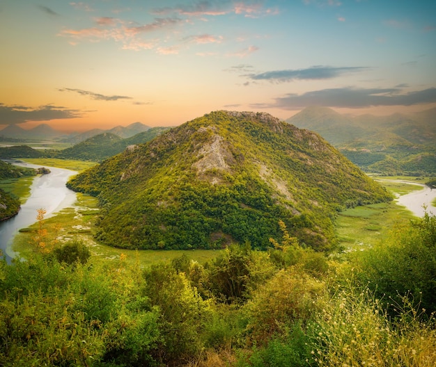 Crnojevica river in Montenegro