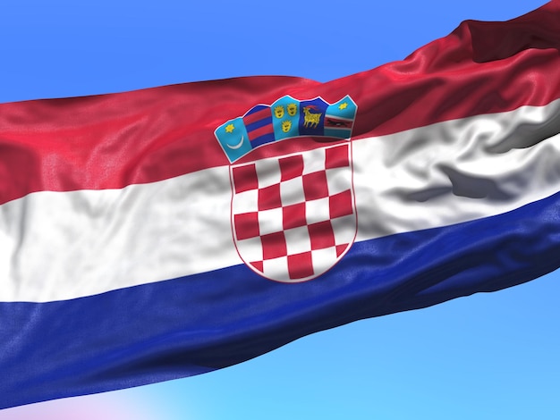 Photo croatia of flag