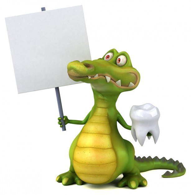 Photo crocodile animation