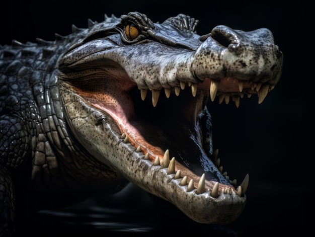 Crocodile close up