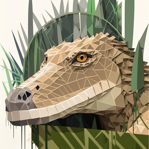 Crocodile illustration