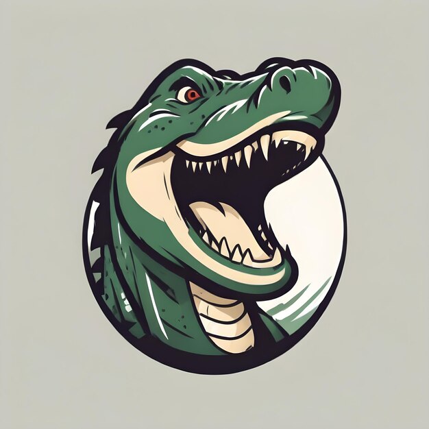 Photo crocodile logo