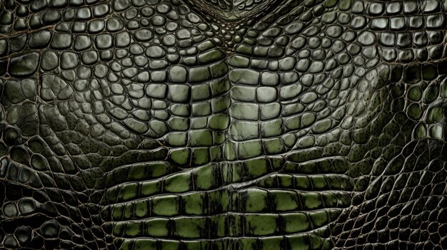 Photo a crocodile skin texture background