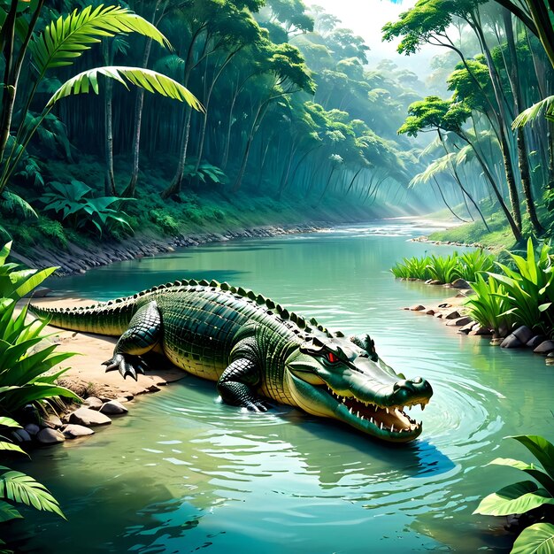 Photo crocodile