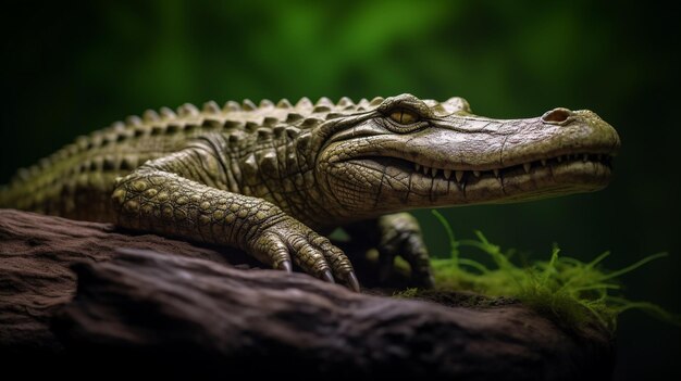 crocodylus HD 8K wallpaper Stock Photographic Image