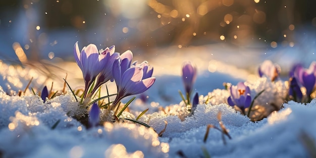 写真 クロカスの花