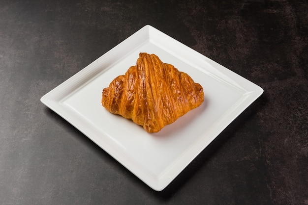 Croissant bread, pastry dessert, food