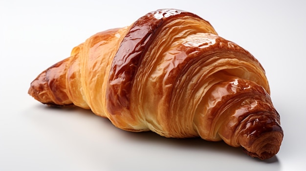 Croissant crunchy pastry snack dessert for tea time