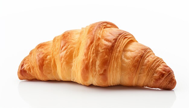 Croissant Elevation Side View Isolated