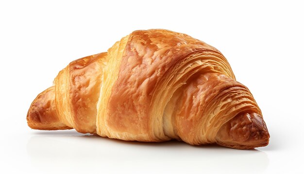 Croissant Elevation Side View Isolated