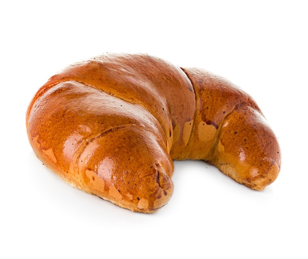 Croissant isolated on white background