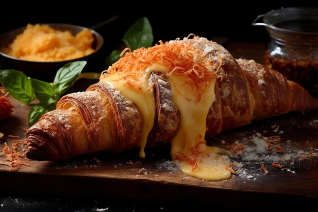 Croissant met tomatenparmesan boter