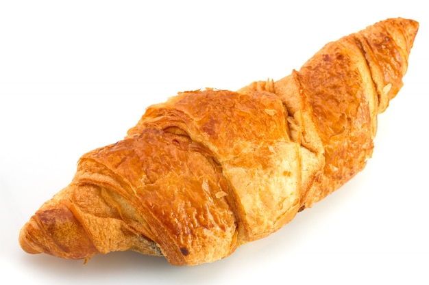 Croissant op witte achtergrond