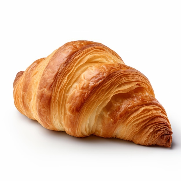 Croissant On White Background Caninecore Inspired