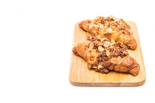 croissant with almonds