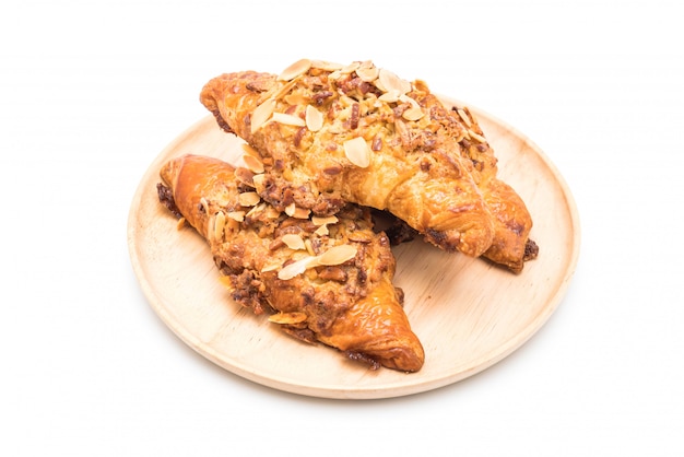 croissant with almonds