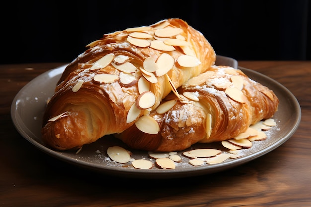 Croissant with Almonds