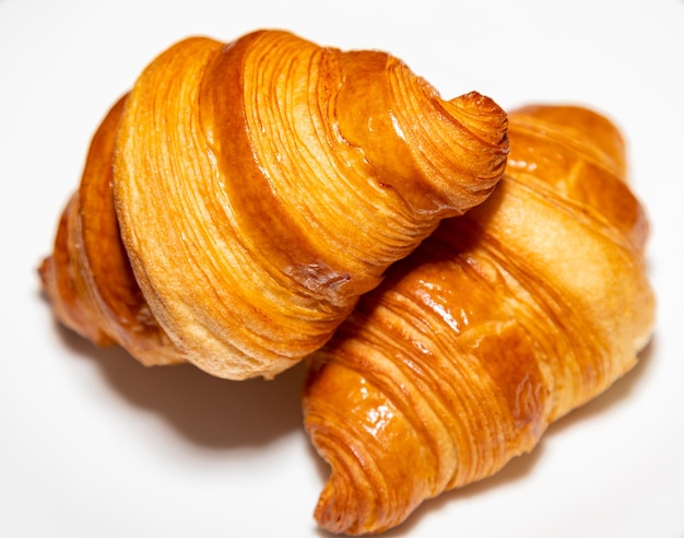 A croissant with a croissant on it