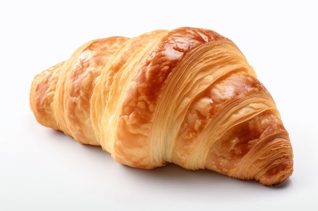 A croissant with a croissant on it