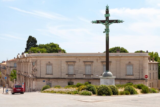 Photo the croix du peyrou in montpellier