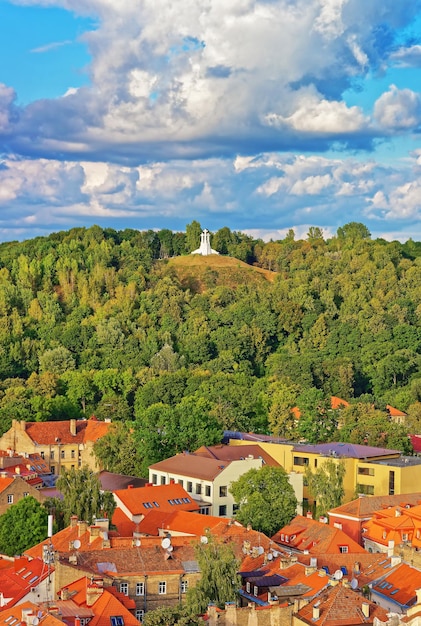 Crooked hill of Three Crosses, Vilnius, Lithuania