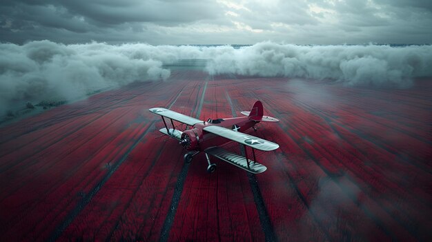 independence day russell biplane original