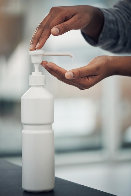 cropped hand of person washing hands