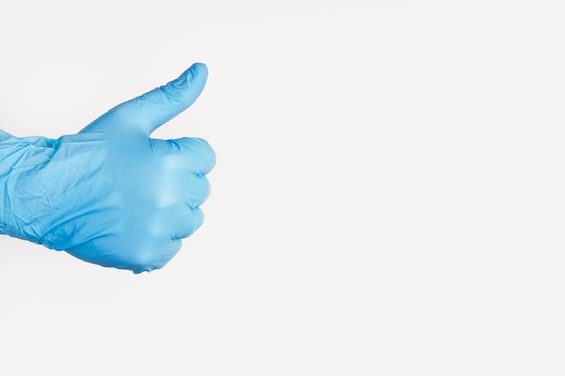 Cropped image of hand gesturing against white background