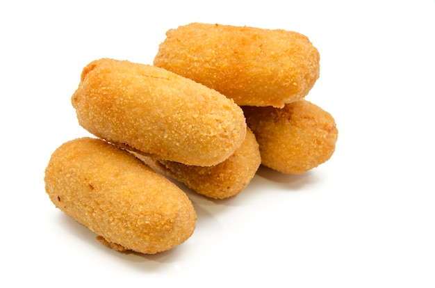 Croquettes forming a pile