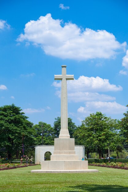 cross in the cemetery