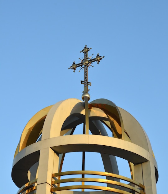 Cross on the orthodox church