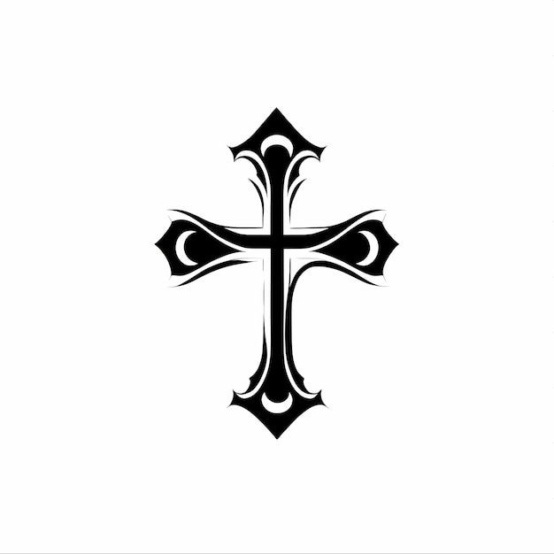 Premium AI Image | cross tattoo design