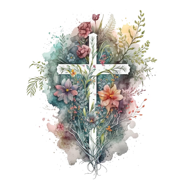 Cross watercolor 28